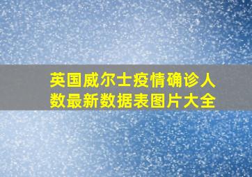 英国威尔士疫情确诊人数最新数据表图片大全