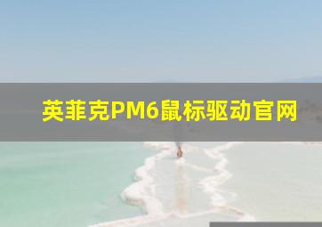 英菲克PM6鼠标驱动官网