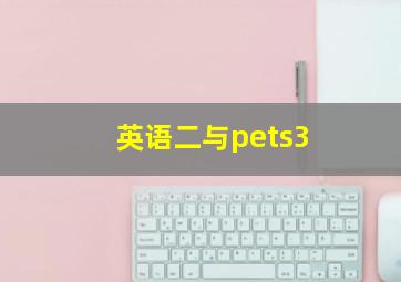 英语二与pets3