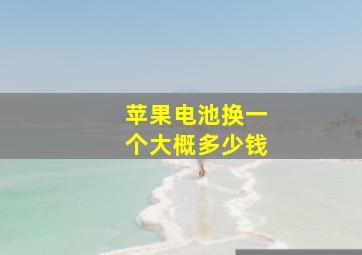 苹果电池换一个大概多少钱