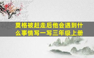 莫格被赶走后他会遇到什么事情写一写三年级上册