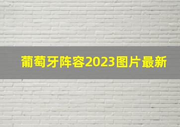 葡萄牙阵容2023图片最新