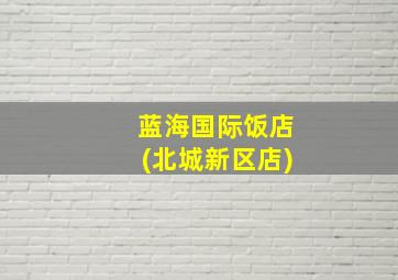 蓝海国际饭店(北城新区店)