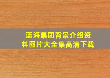 蓝海集团背景介绍资料图片大全集高清下载