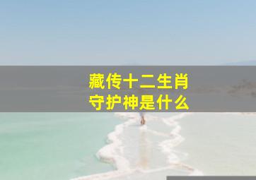 藏传十二生肖守护神是什么