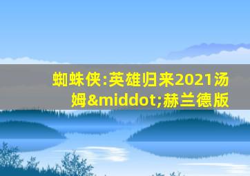 蜘蛛侠:英雄归来2021汤姆·赫兰德版