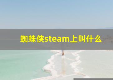 蜘蛛侠steam上叫什么