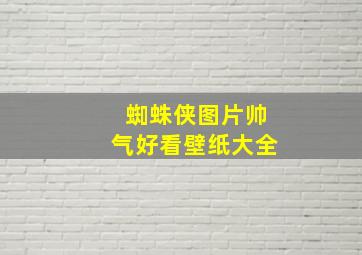 蜘蛛侠图片帅气好看壁纸大全