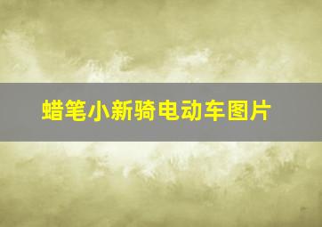 蜡笔小新骑电动车图片