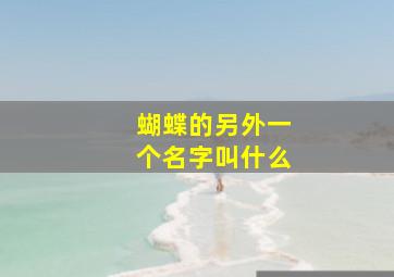 蝴蝶的另外一个名字叫什么