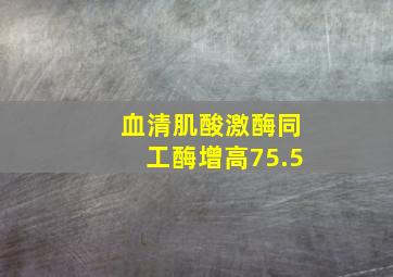 血清肌酸激酶同工酶增高75.5