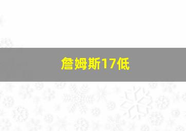 詹姆斯17低