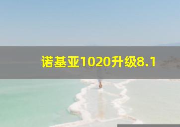 诺基亚1020升级8.1