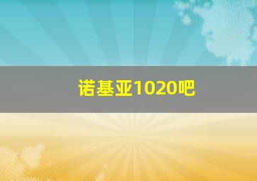 诺基亚1020吧