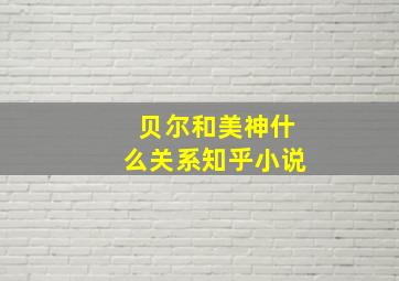 贝尔和美神什么关系知乎小说