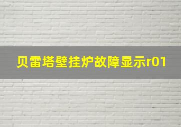 贝雷塔壁挂炉故障显示r01