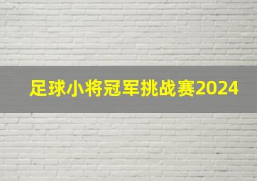 足球小将冠军挑战赛2024