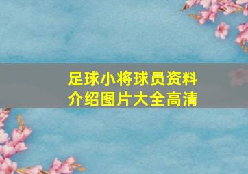 足球小将球员资料介绍图片大全高清