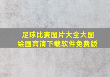 足球比赛图片大全大图绘画高清下载软件免费版