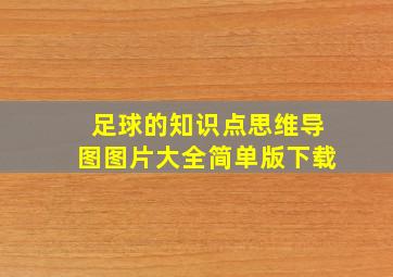 足球的知识点思维导图图片大全简单版下载