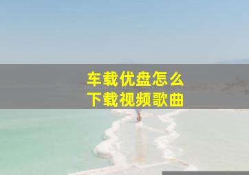 车载优盘怎么下载视频歌曲