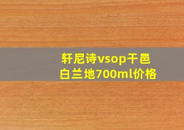 轩尼诗vsop干邑白兰地700ml价格