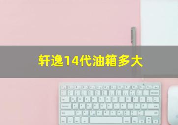 轩逸14代油箱多大