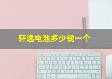 轩逸电池多少钱一个