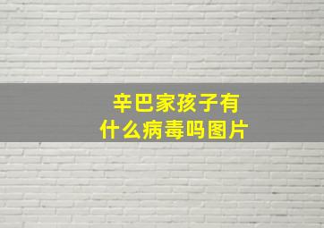 辛巴家孩子有什么病毒吗图片