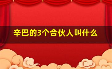 辛巴的3个合伙人叫什么