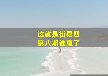 这就是街舞四第八期谁赢了