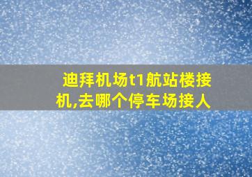 迪拜机场t1航站楼接机,去哪个停车场接人