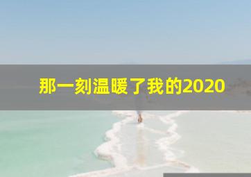 那一刻温暖了我的2020