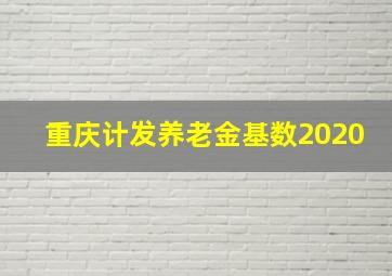 重庆计发养老金基数2020