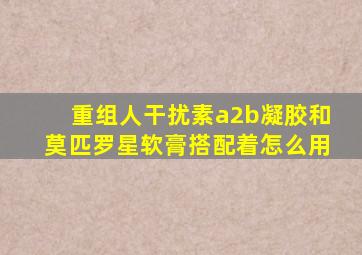 重组人干扰素a2b凝胶和莫匹罗星软膏搭配着怎么用