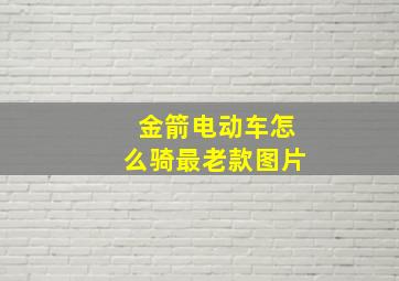 金箭电动车怎么骑最老款图片