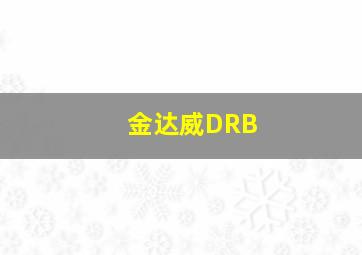 金达威DRB