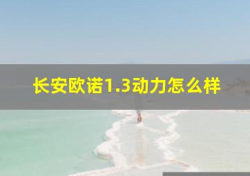 长安欧诺1.3动力怎么样