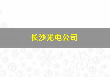 长沙光电公司