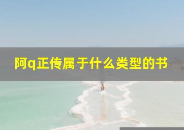 阿q正传属于什么类型的书