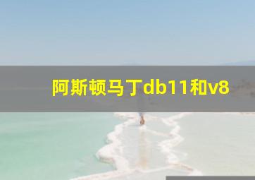 阿斯顿马丁db11和v8