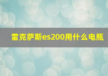 雷克萨斯es200用什么电瓶