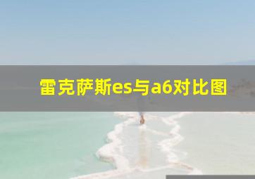 雷克萨斯es与a6对比图