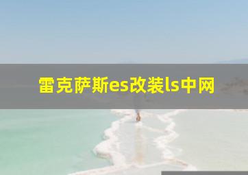 雷克萨斯es改装ls中网