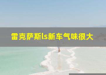 雷克萨斯ls新车气味很大