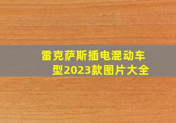 雷克萨斯插电混动车型2023款图片大全