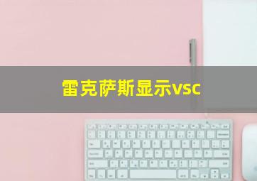 雷克萨斯显示vsc