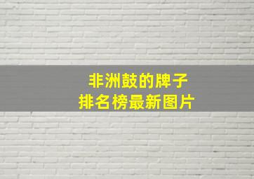 非洲鼓的牌子排名榜最新图片