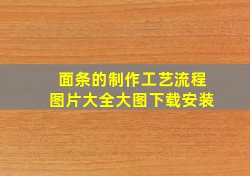 面条的制作工艺流程图片大全大图下载安装