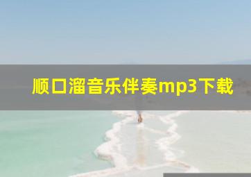 顺口溜音乐伴奏mp3下载